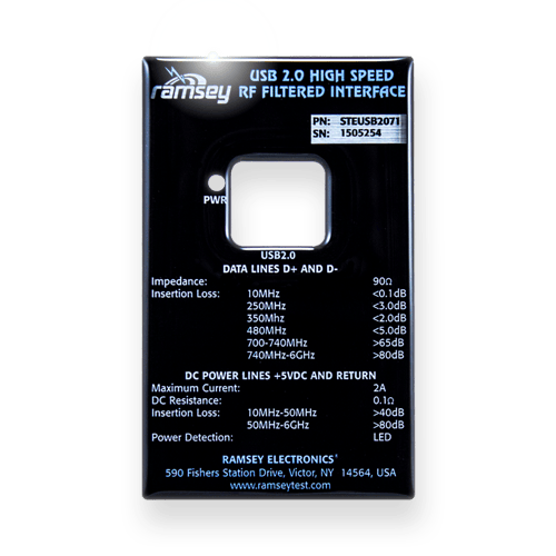 Domed label example