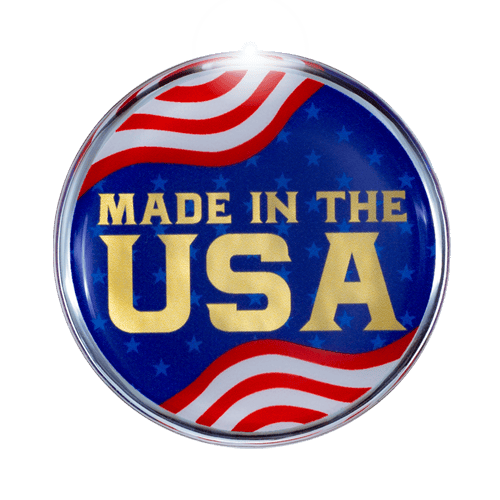 Domed label example